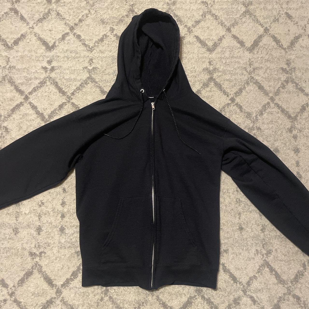 Random black mens small / youth large hoodie i cut... - Depop