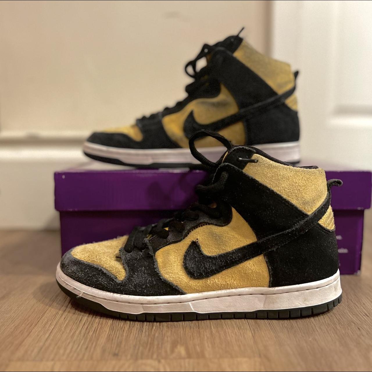 Nike Sb Dunk High “Reverse Goldenrod” Size 7... - Depop