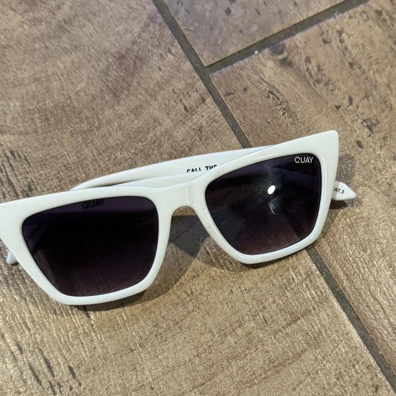 Quay white sunglasses online