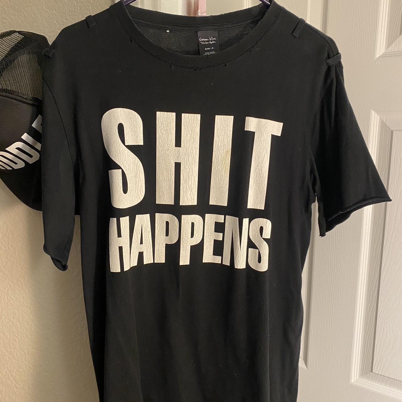 NUMBER (N)INE ガンズ期　Tシャツ　SHIT HAPPENS NUMBER (N)INE ガンズ期 Tシャツ SHIT HAPPENS - メルカリ