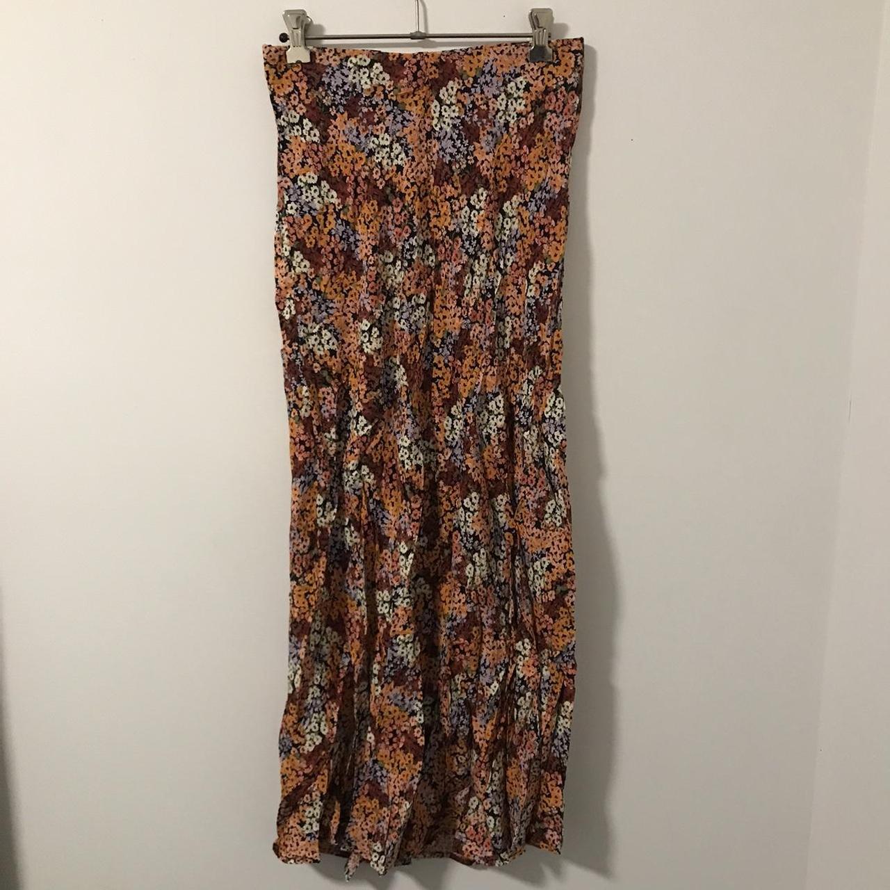 Anko Kmart Floral Print Maxi Skirt In excellent. Depop