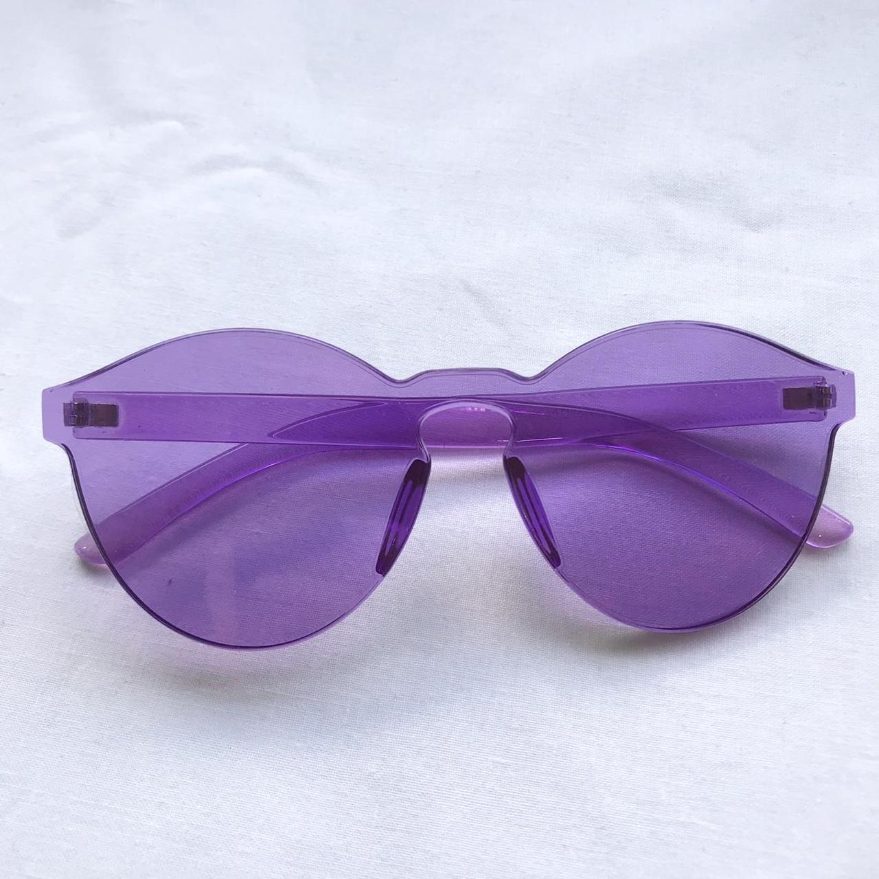 Purple Sunglasses Brand new, in perfect condition... Depop