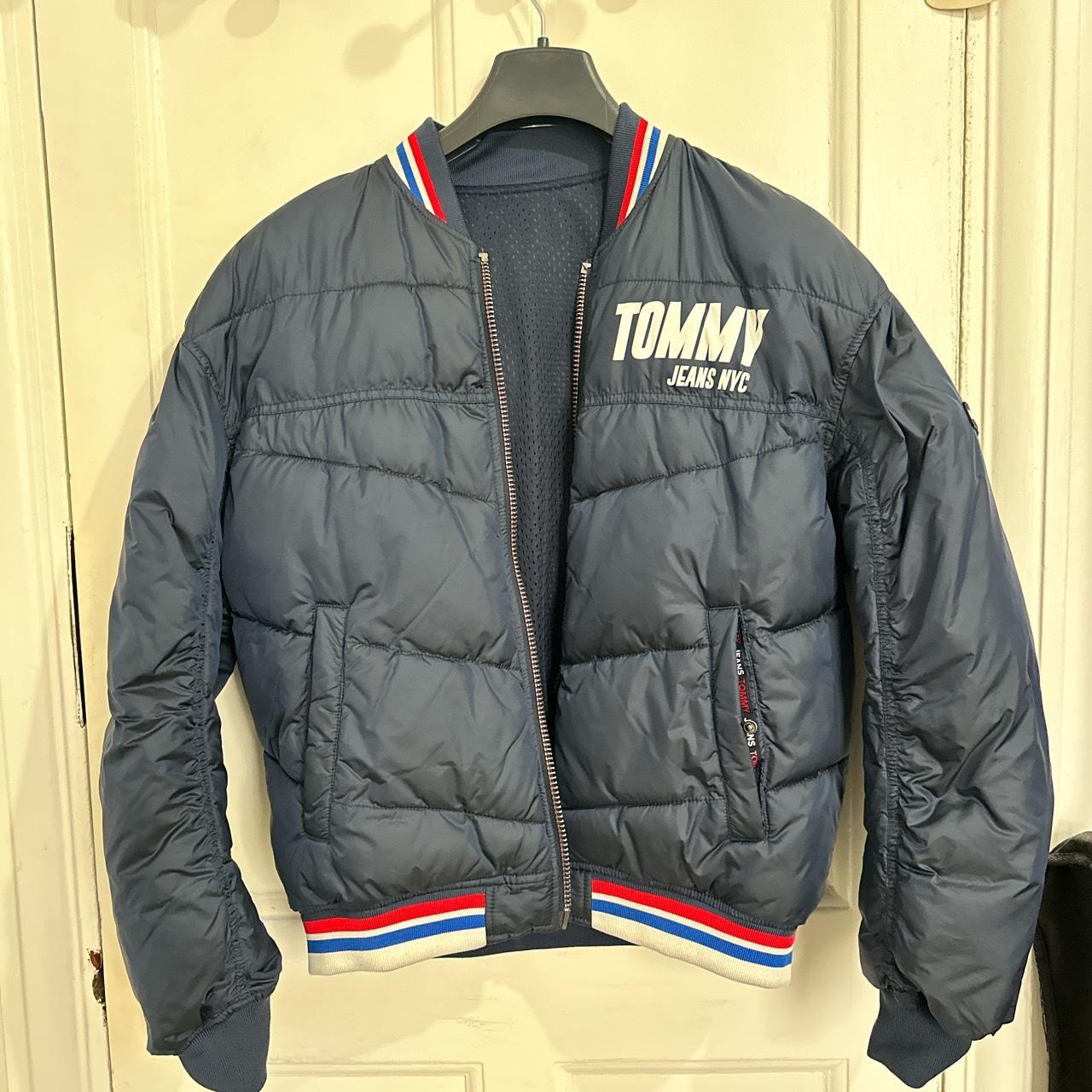 Reversible Tommy Hilfiger Bomber Jacket. 2 Jackets... - Depop