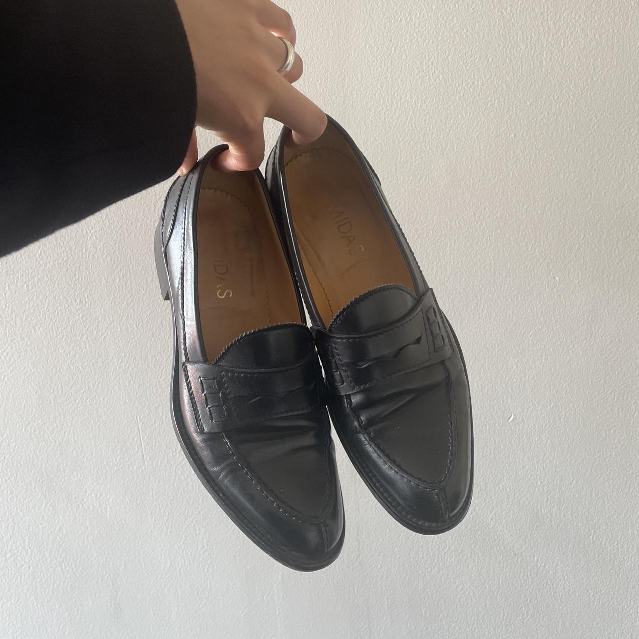 The perfect leather pair of Midas Loafers. Genuine... - Depop