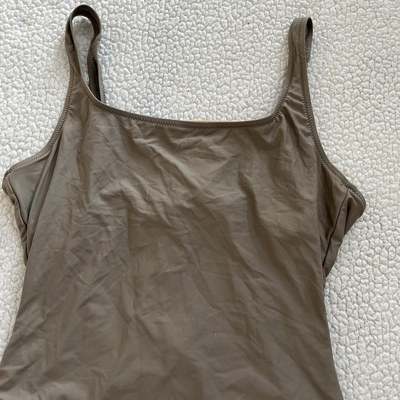 J.Crew Women's Khaki Swimsuitonepiece Depop