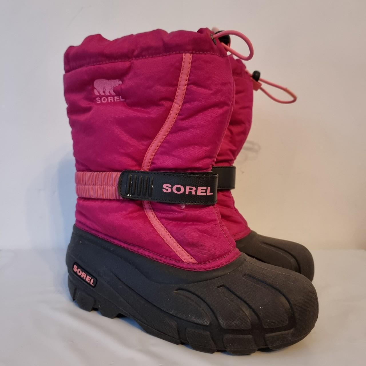 Sorel pink snow on sale boots