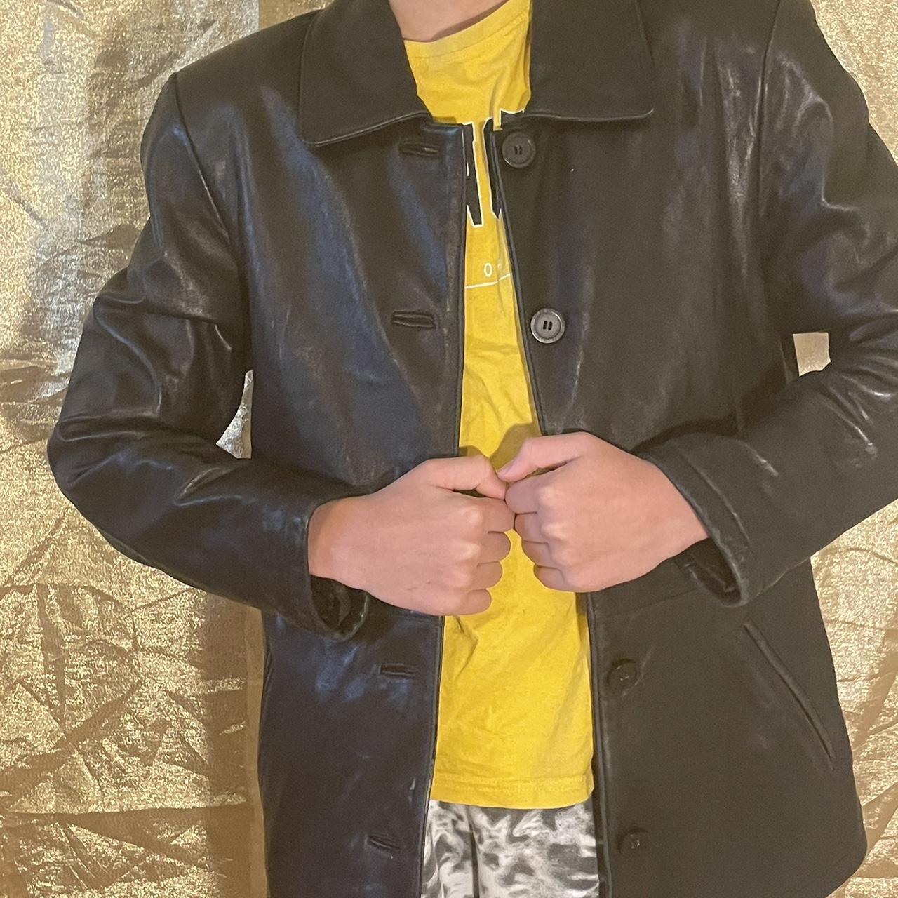 Men's Black Jacket Depop