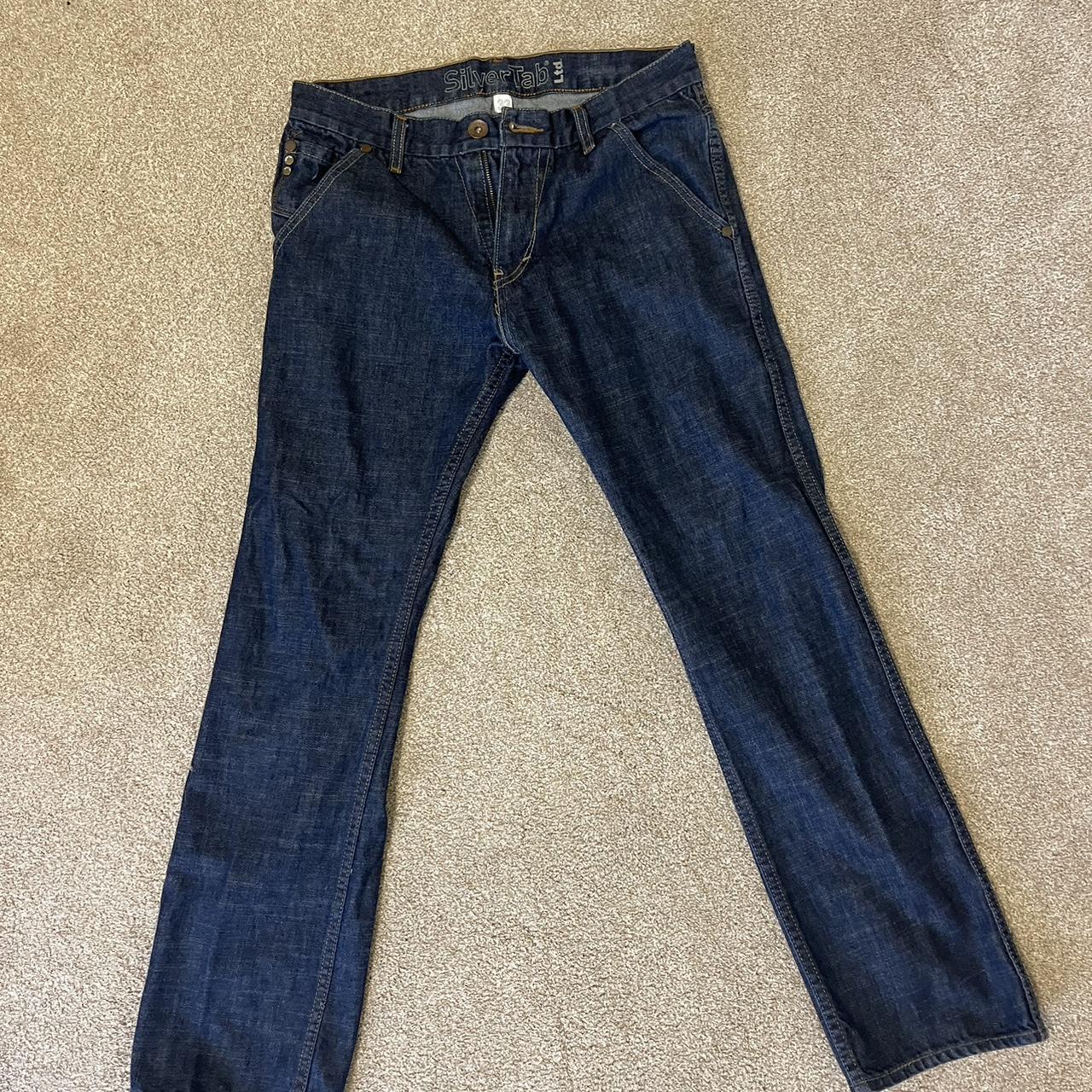 levi’s silver tab dark wash 32x30 shoot an offer!... - Depop