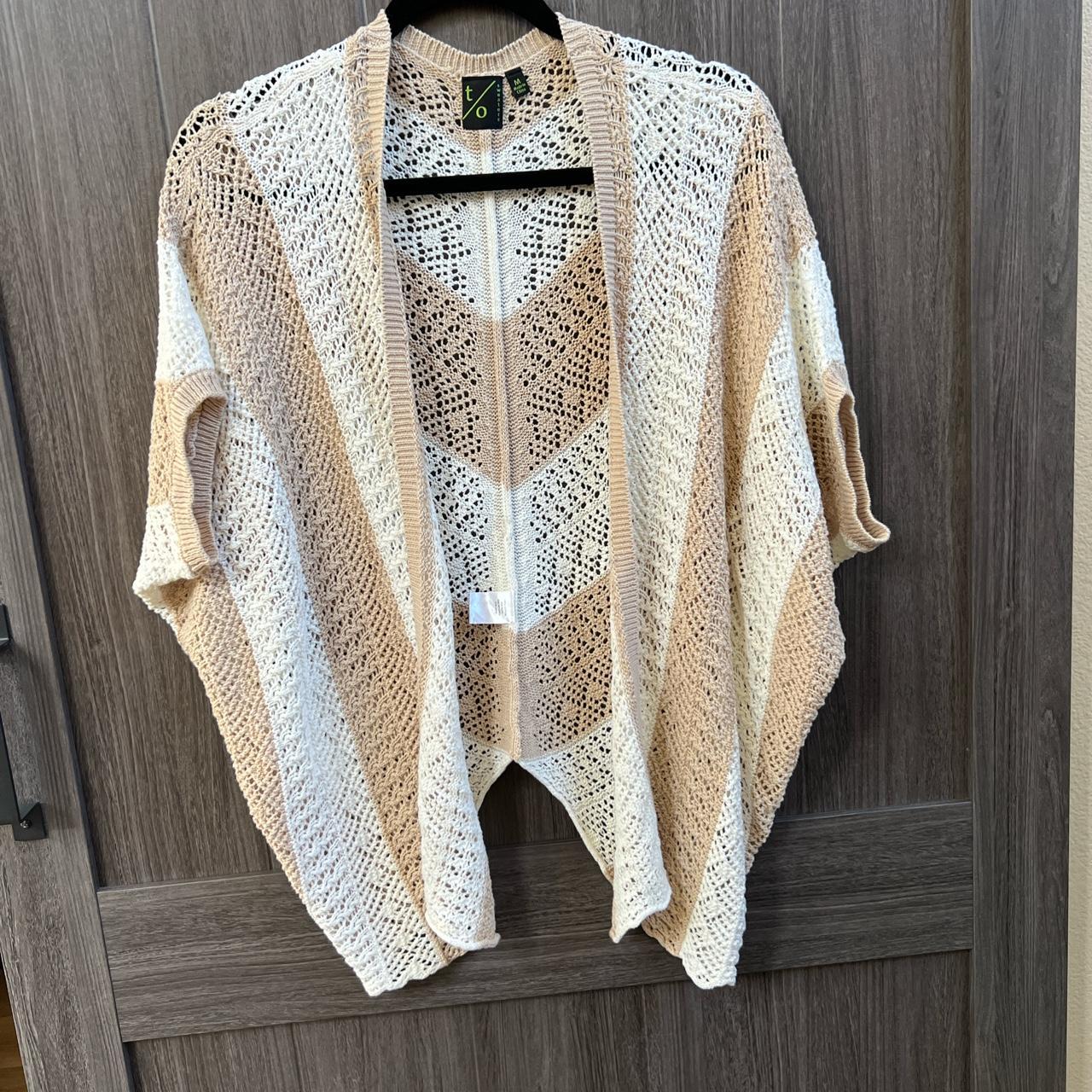 Cardigan on sale two tone