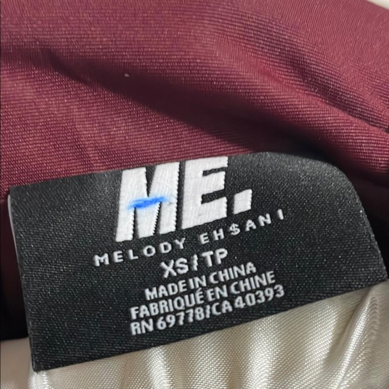 Melody Ehsani Women's Lightweight Jacket - Burgun… - image 5