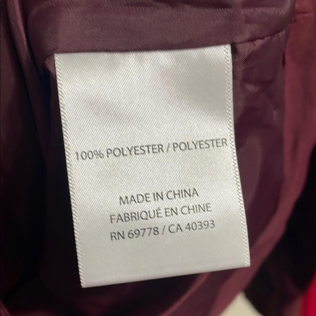 Melody Ehsani Women's Lightweight Jacket - Burgun… - image 6