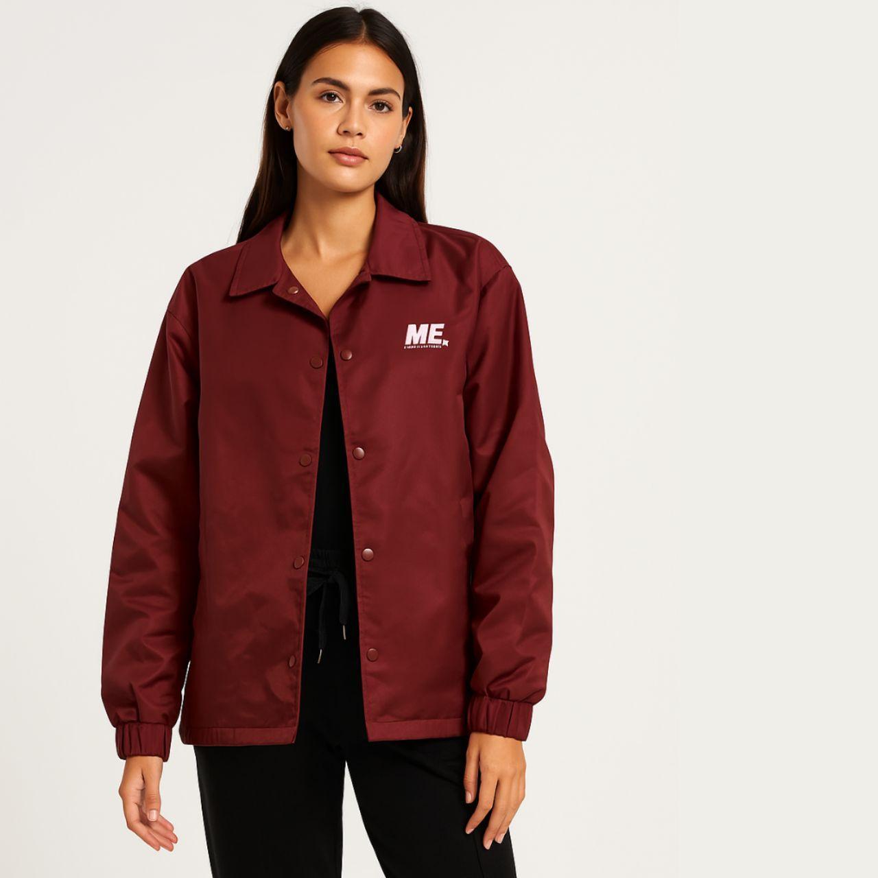 Melody Ehsani Women's Lightweight Jacket - Burgun… - image 1