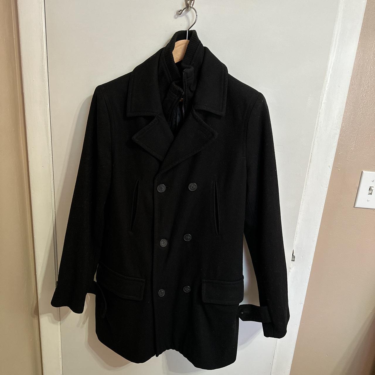 Men's Black Coat | Depop