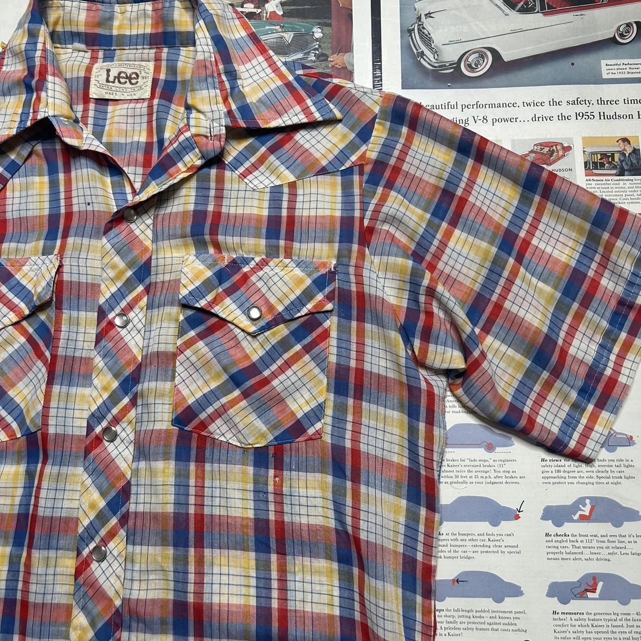 Lee Men's Shirt - Multi - XL – Vintage Lee Shirt … - image 8