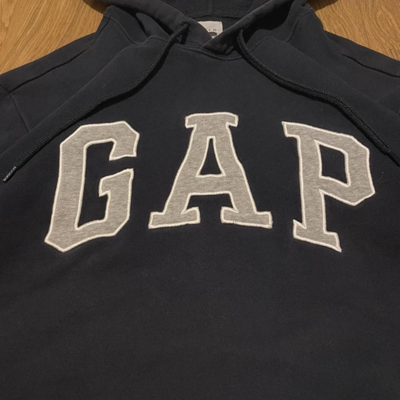 Navy Blue GAP Hoodie Jumper Size: Medium Excellent... - Depop