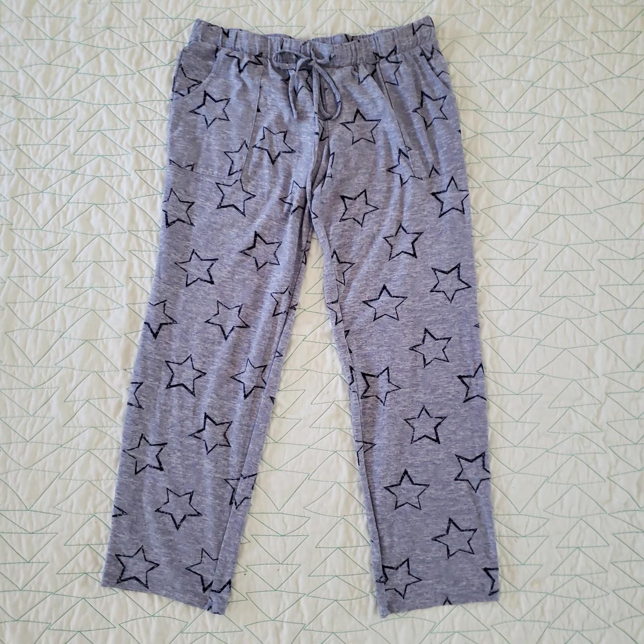 Lucky Brand Blue Star Print Pull On Pajama Depop