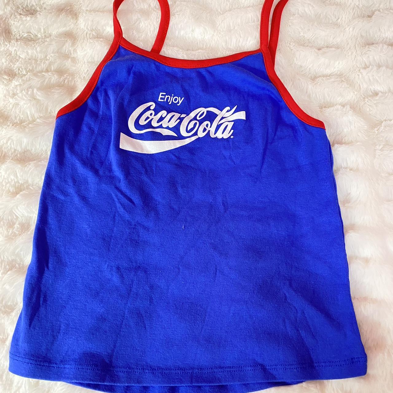 Coca-Cola Women's Blue Vests-tanks-camis | Depop