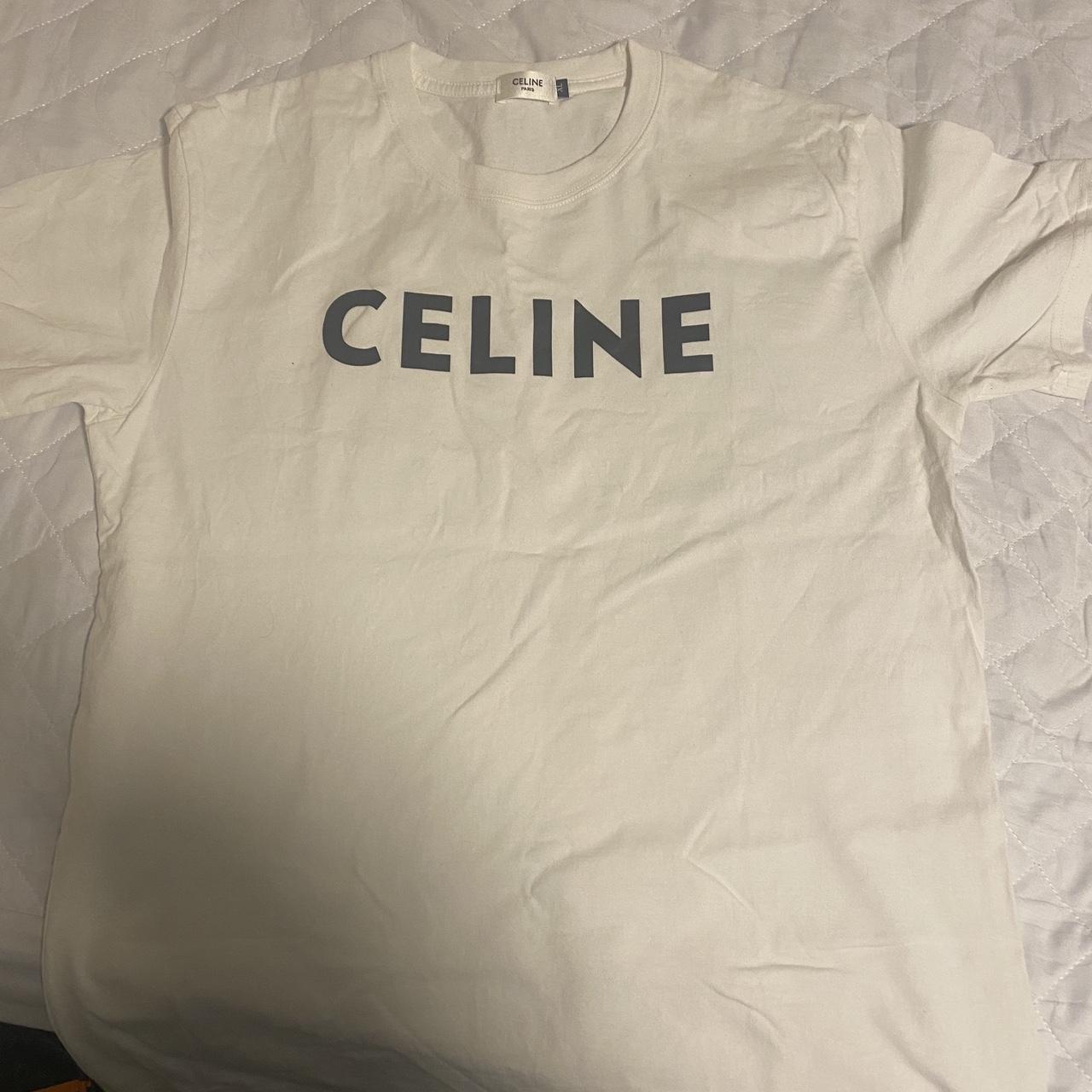 Celine white outlet tee