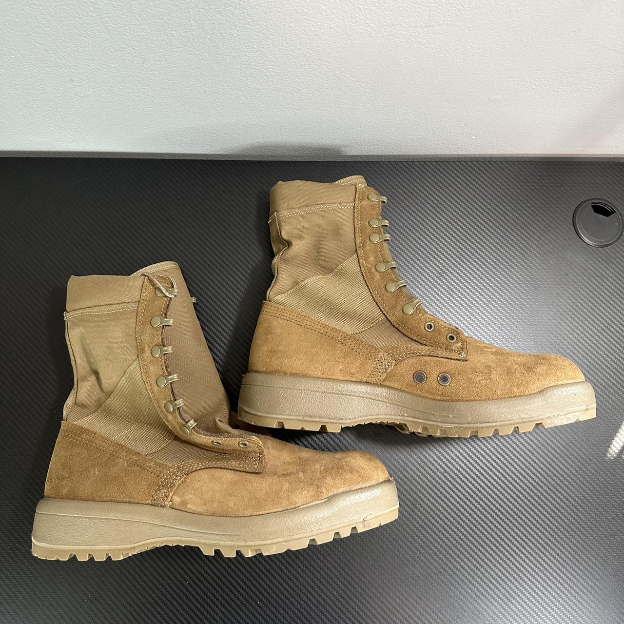 mens tan combat boots