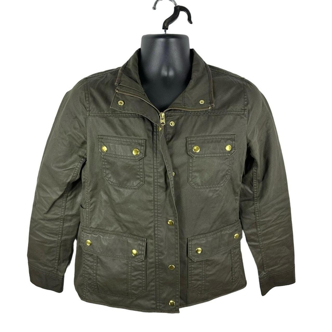 J. Crew The Downtown 2024 Field Utility Military Jacket Snap buttons