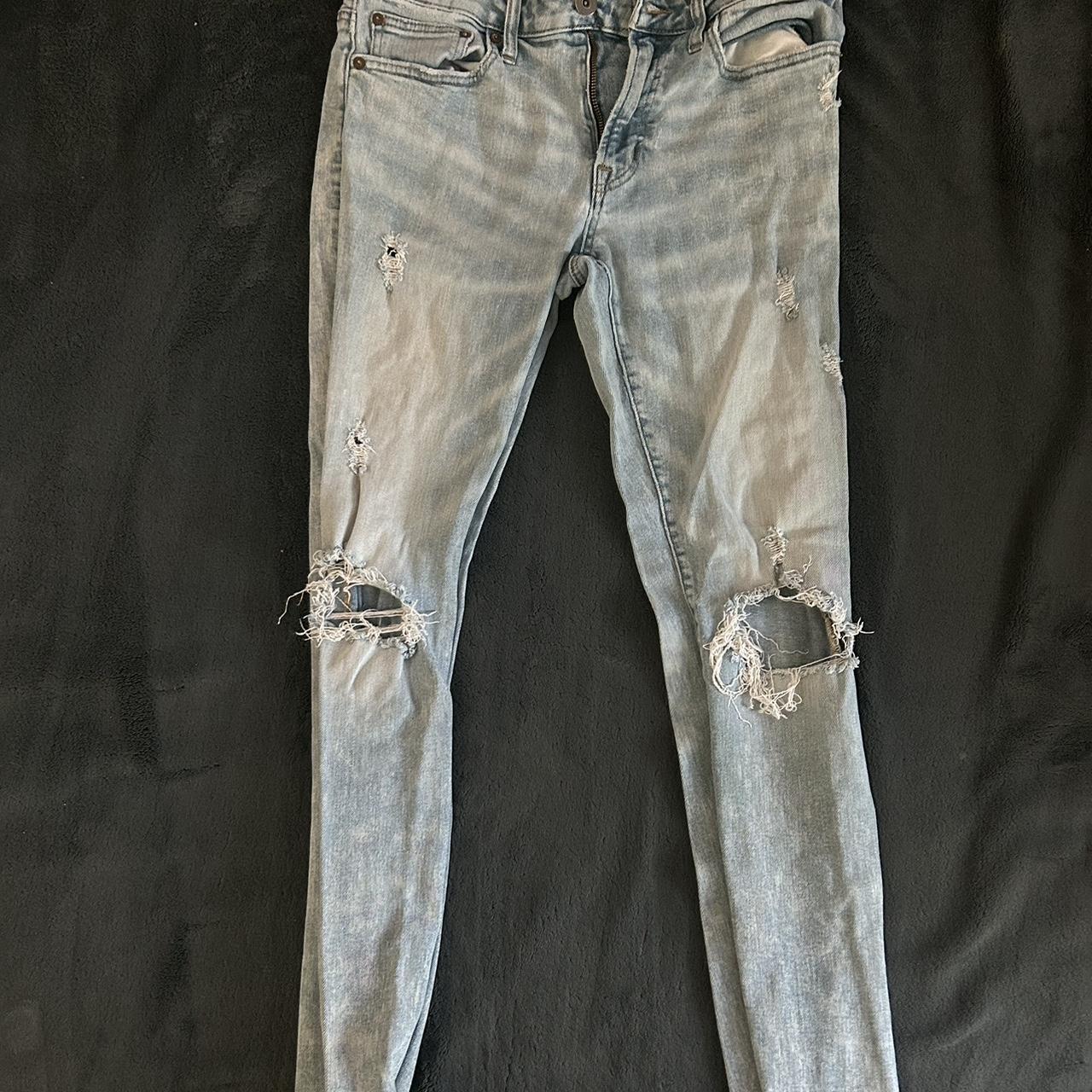 AMERICAN EAGLE SKINNY RIPPED JEANS GREAT CONDITION - Depop