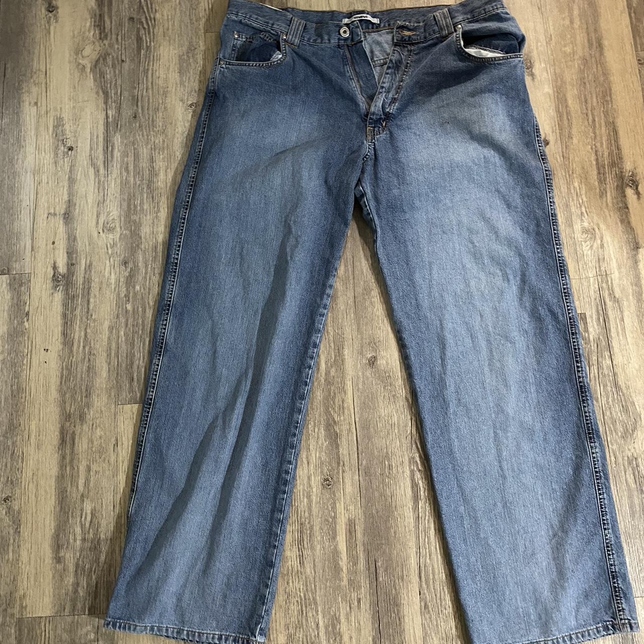 Blue wash Mavi Jeans 36W 32L - Depop