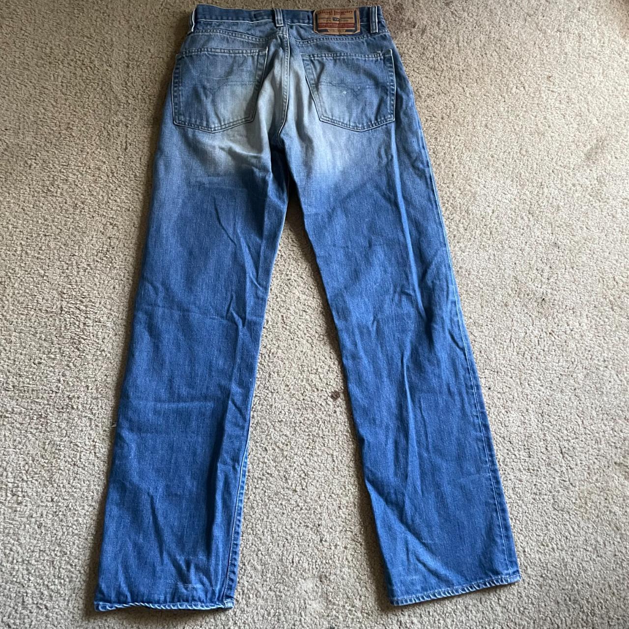 Y2K Diesel Industry Jeans size 31 small flaw in... - Depop