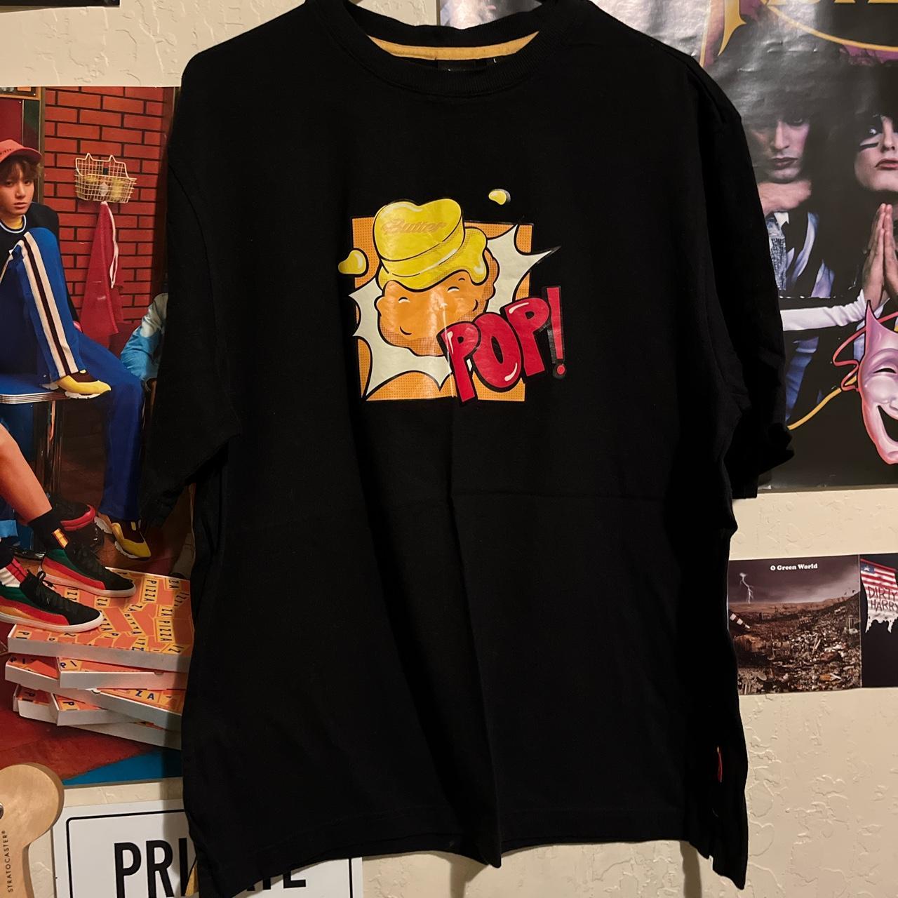 ソンミンス❤︎BTS公式❤︎マクドナルドButterTシャツ★INTHESOOP BTS x McDonald's Melting Butter Unisex T-Shirt | Depop