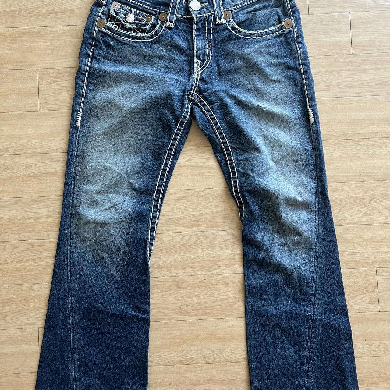 True Religion Bootcut Flared Jeans 8/10 condition.... - Depop