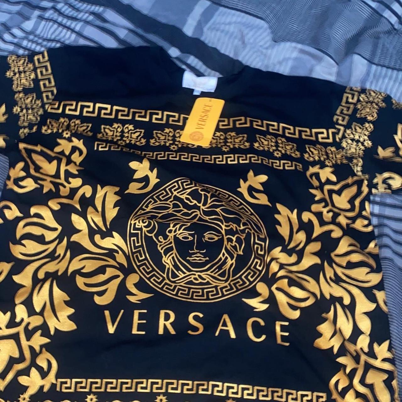 Versace XXL shirt too big for me so selling open to... Depop