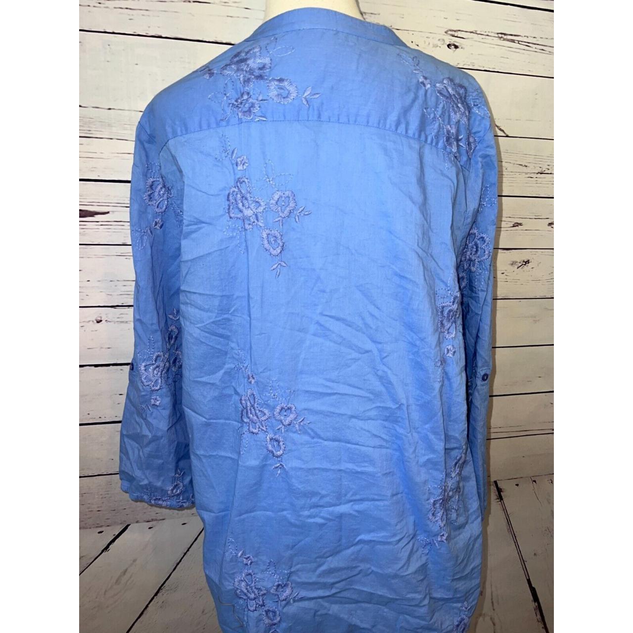Chicos Blouse Womens Shirt size 3 XL Extra Large. - Depop