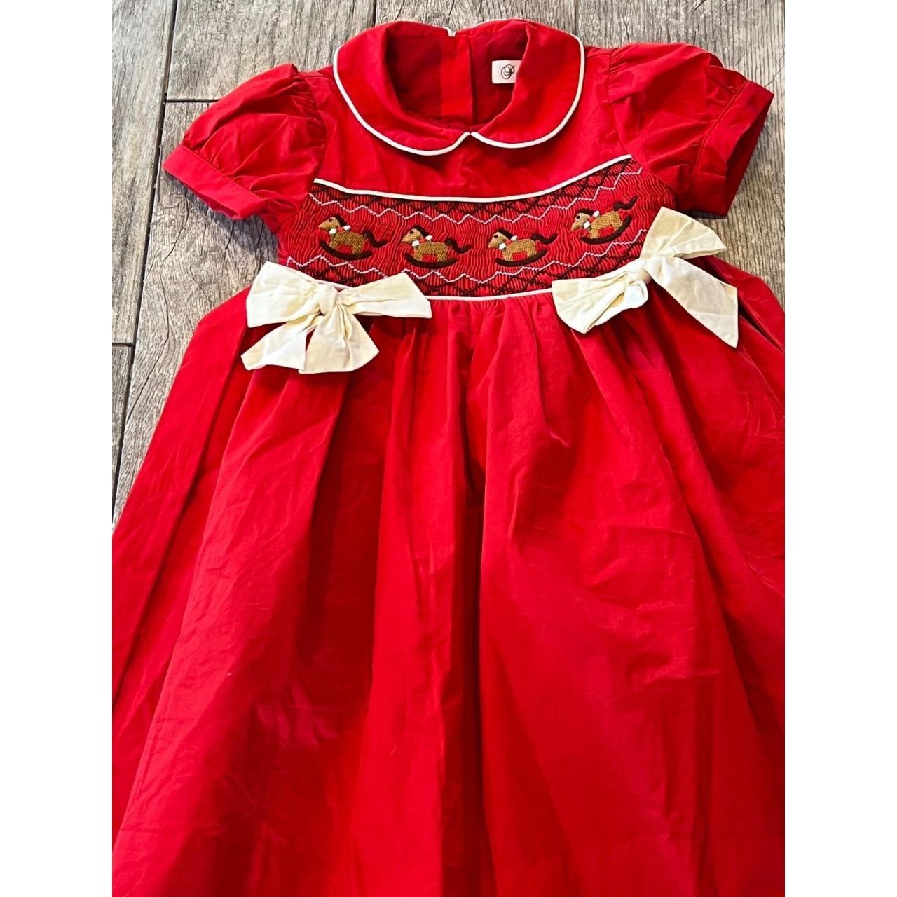 Pettigirl Vintage Dress size 5 Red short sleeve. Depop