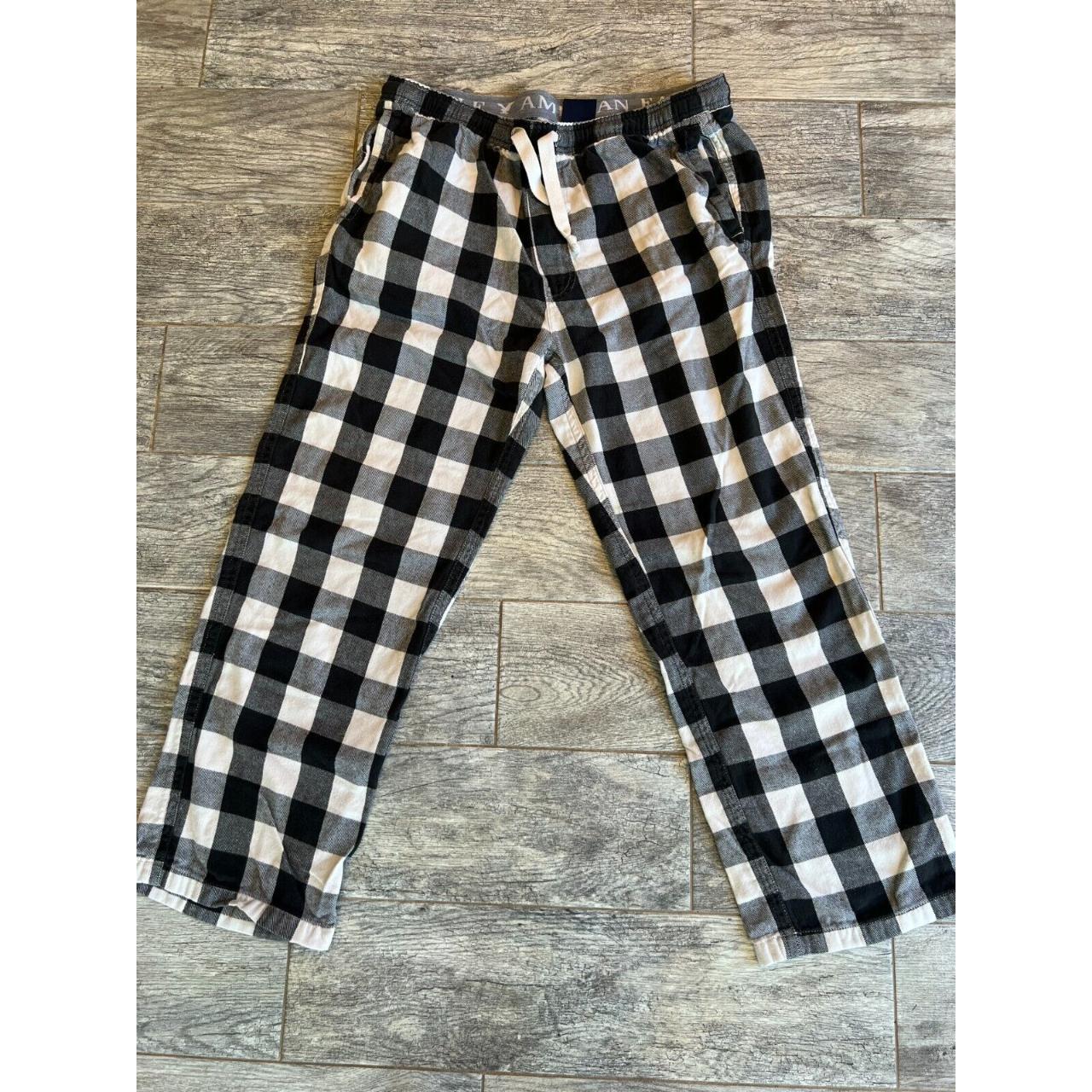 American eagle flannel fashion pants