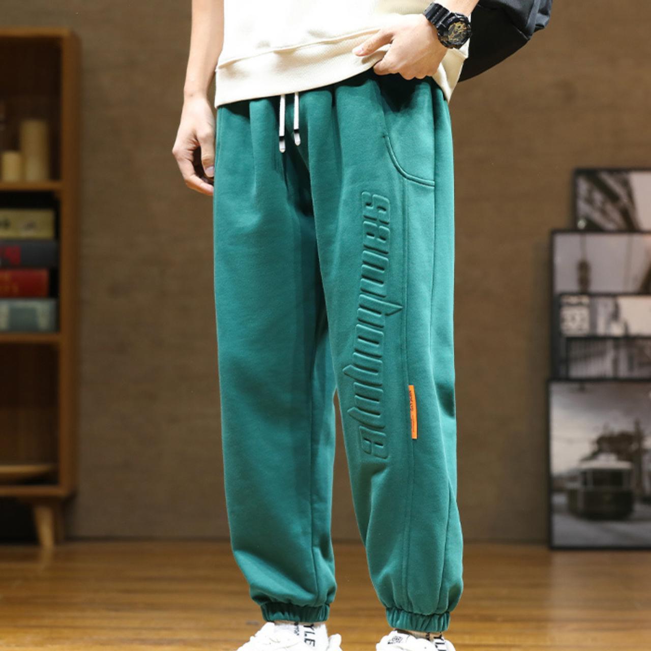 Men's Sweatpants Baggy Joggers Fashion Letter Hip