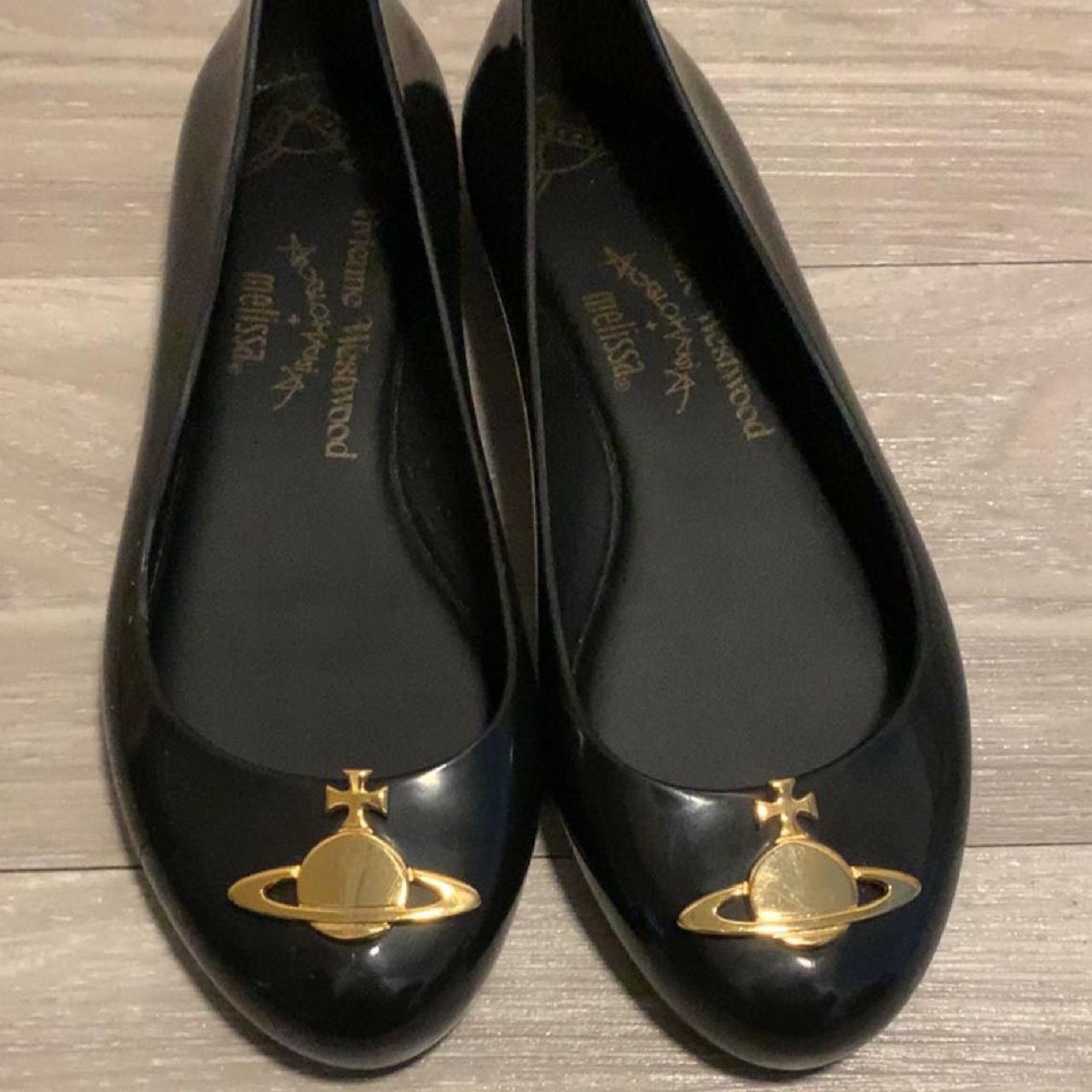 vivienne westwood x melissa flats barely worn 2... - Depop