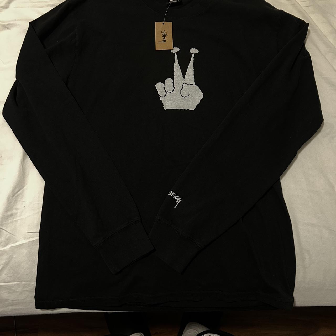 Stüssy Men's T-shirt - Black - M – Stussy peace c… - image 1