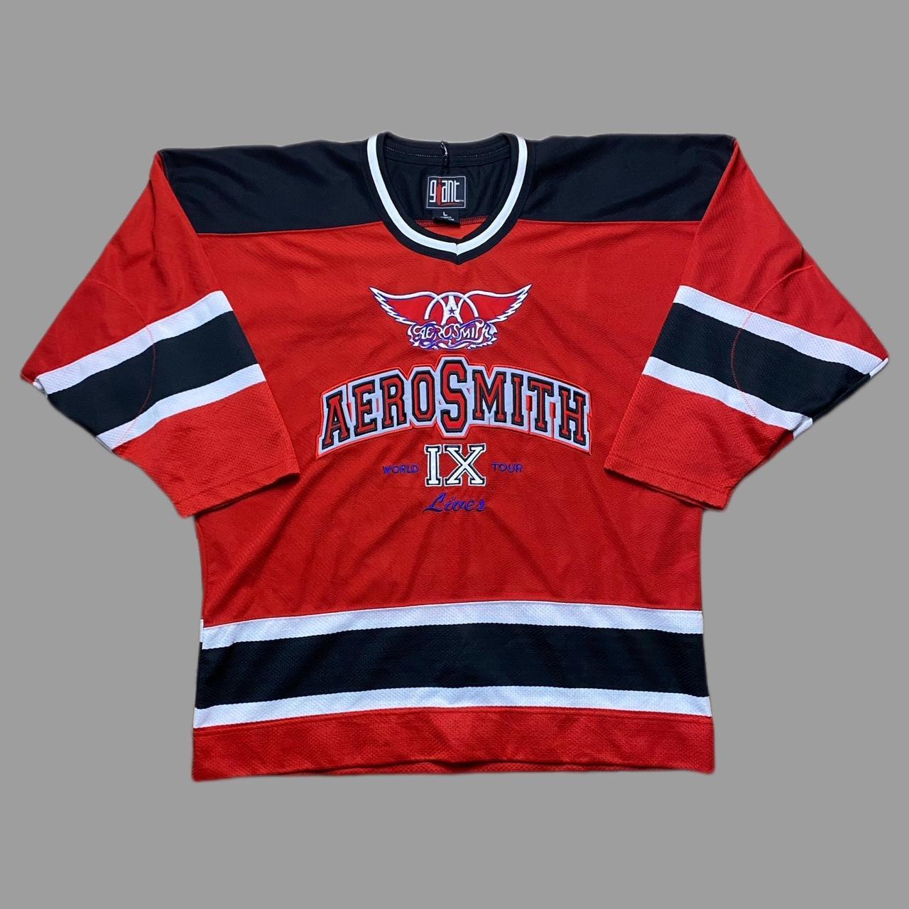 Vintage Aerosmith Nine Lives Hockey Jersey