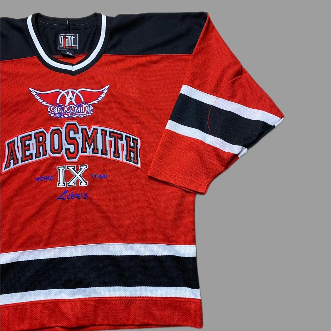 Vintage Aerosmith Nine Lives Hockey Jersey