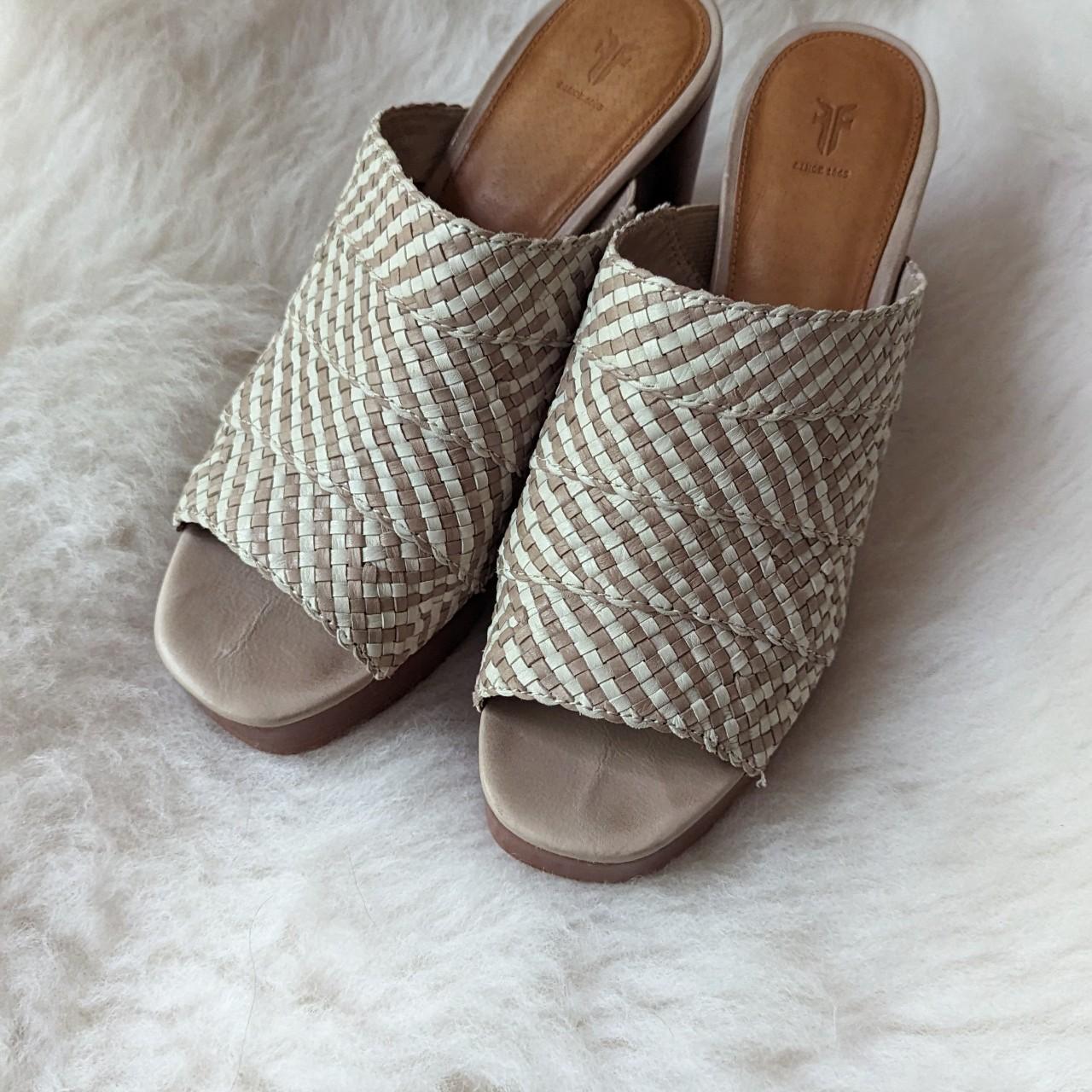 Frye katie 2025 woven slide