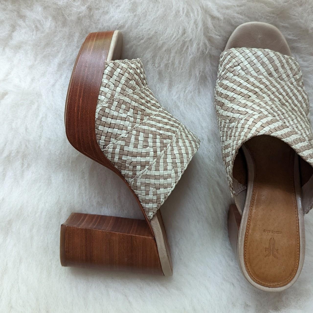 Frye katie sale woven slide