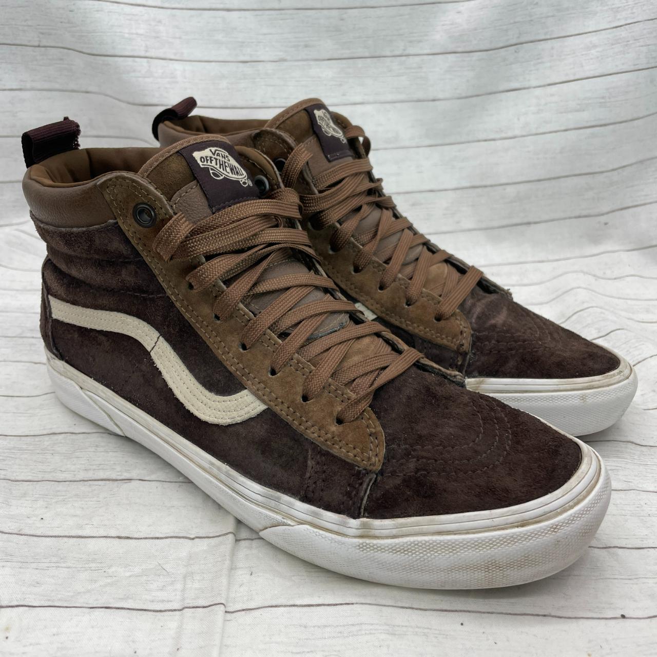 Vans Sk8 Hi Scotchguard Brown Suede Skate