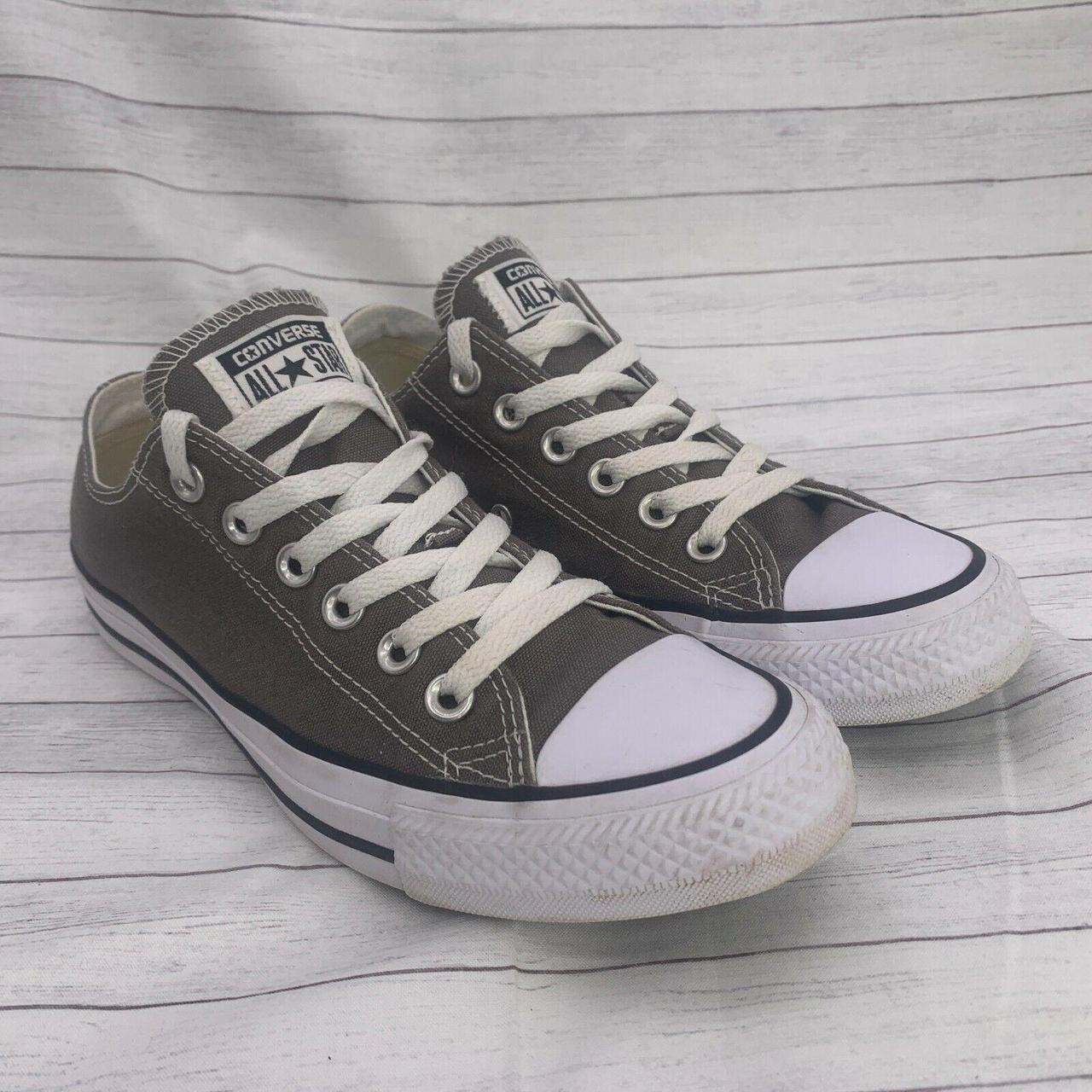 Converse Womens All Star Chuck Taylor Gray Canvas. Depop