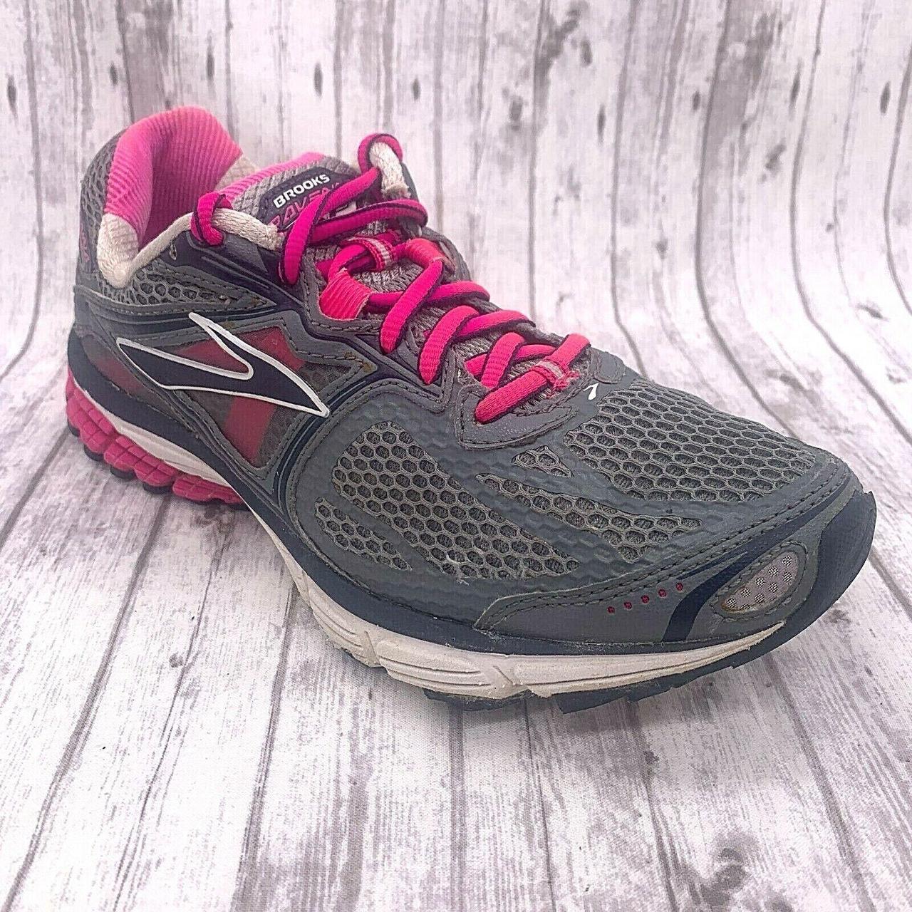 Brooks Womens Ravenna 5 Gray Pink Road Running Shoes. Depop