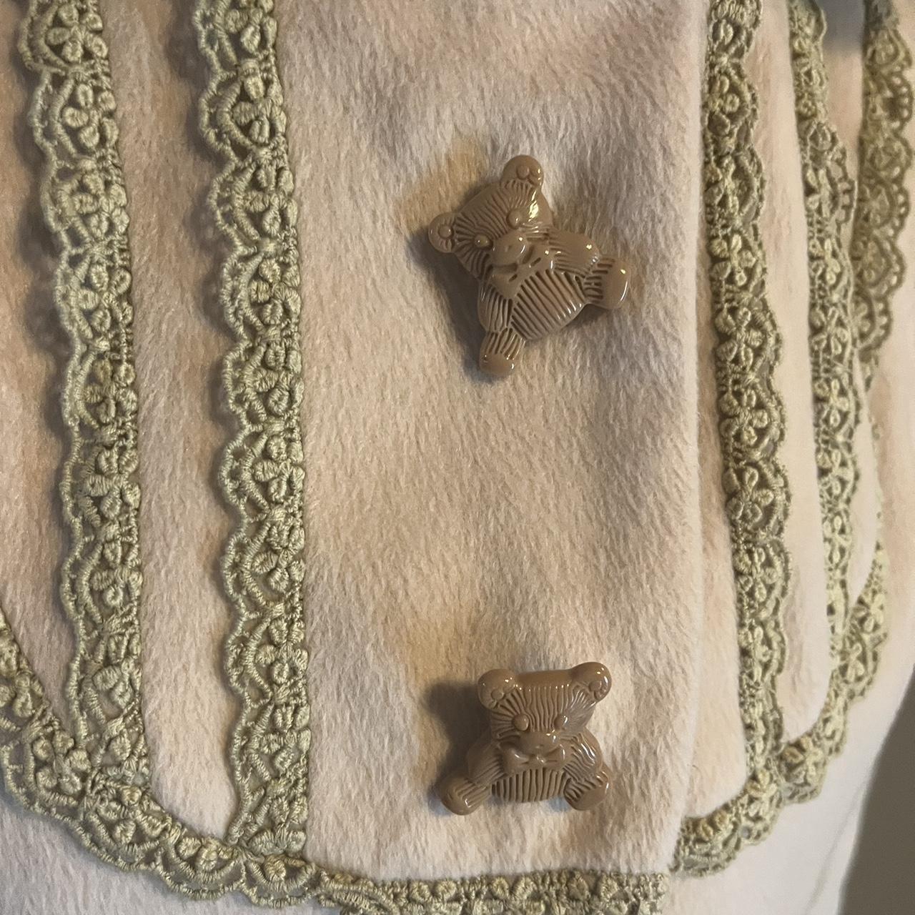 Teddy bear coat with ears on the hood, teddy bear... Depop