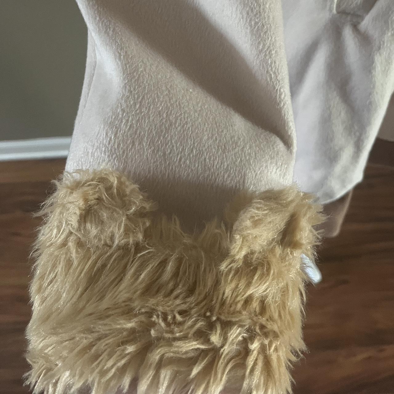 Teddy bear coat with ears on the hood, teddy bear... Depop