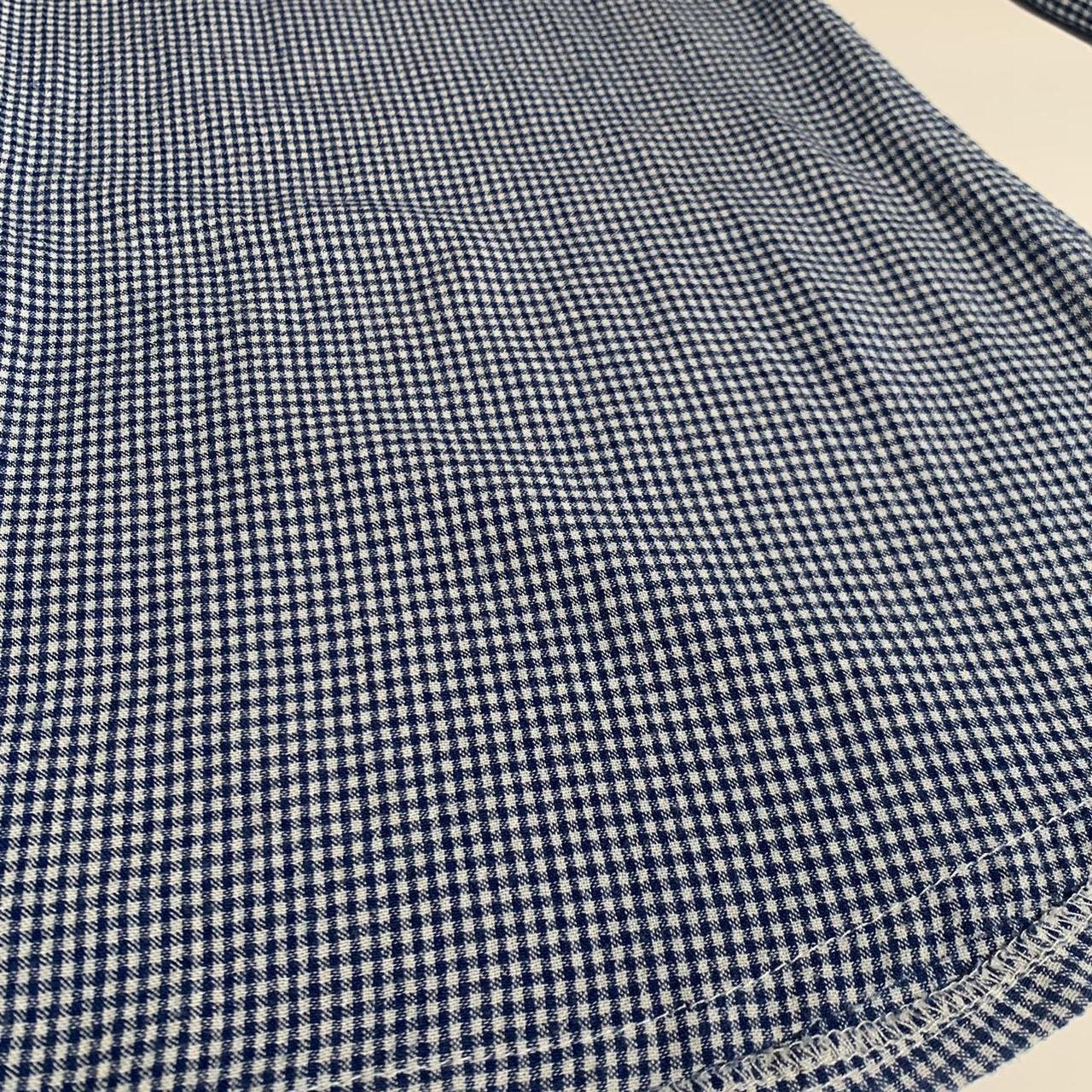 Foschini Blue Gingham Button Up Size 14... - Depop