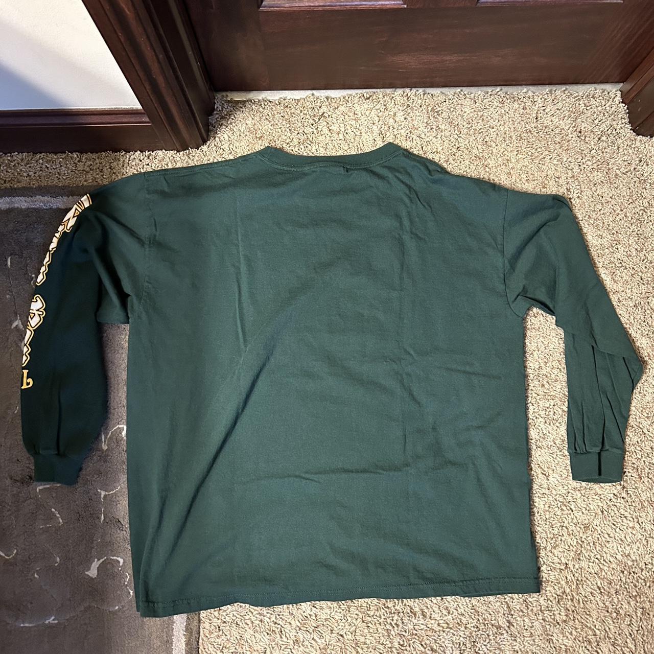 color block Green Bay Packers long sleeve - Depop