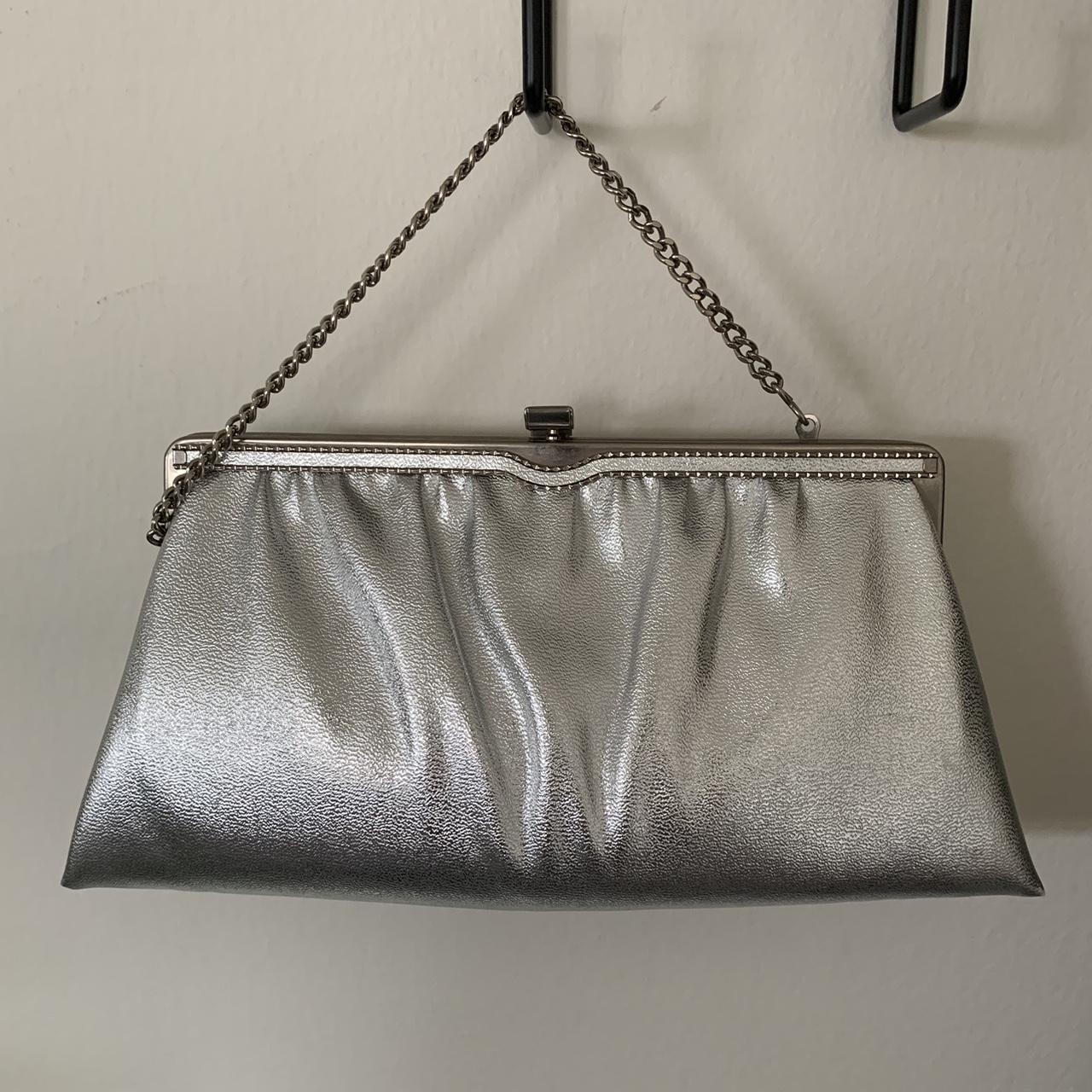 Women's Silver Bag | Depop