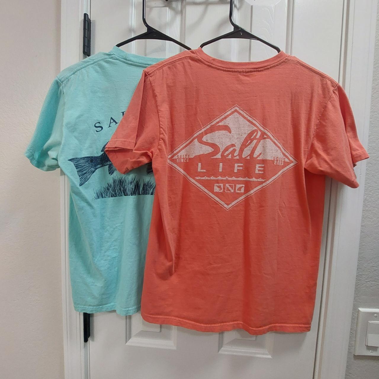 Two Salt Life Shirts! Super fun colors for summer or - Depop