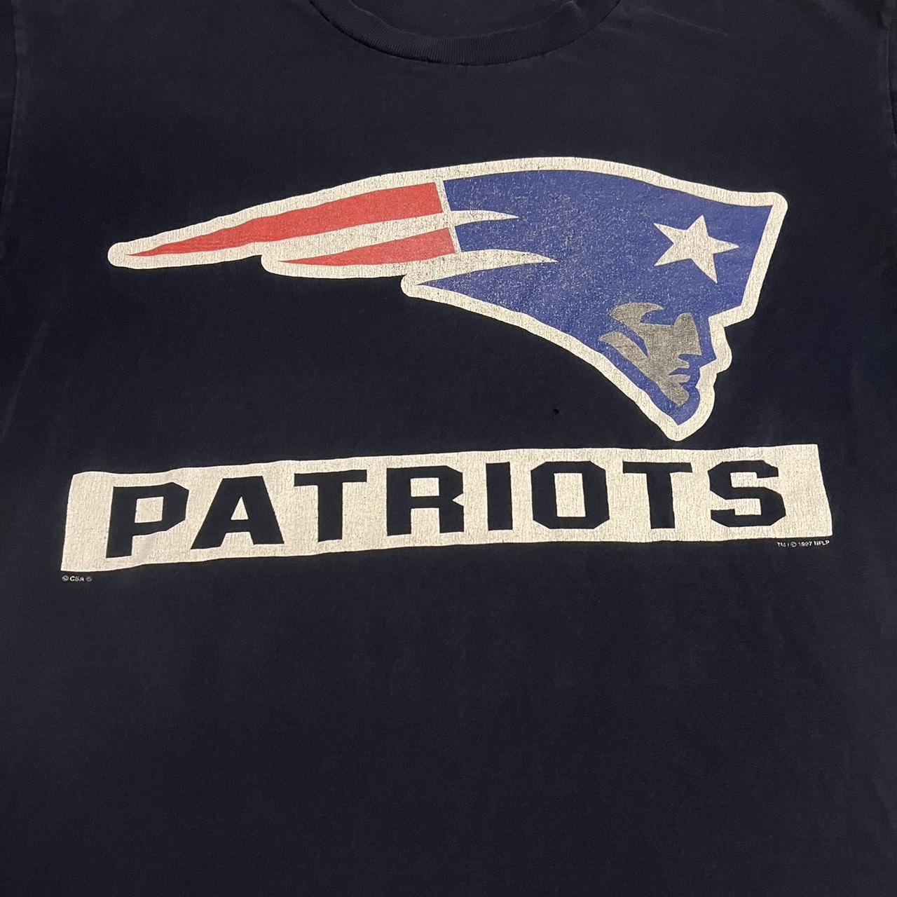 VINTAGE NFL NEW ENGLAND PATRIOTS TEE SHIRT 1997 SIZE LARGE MADE IN USA